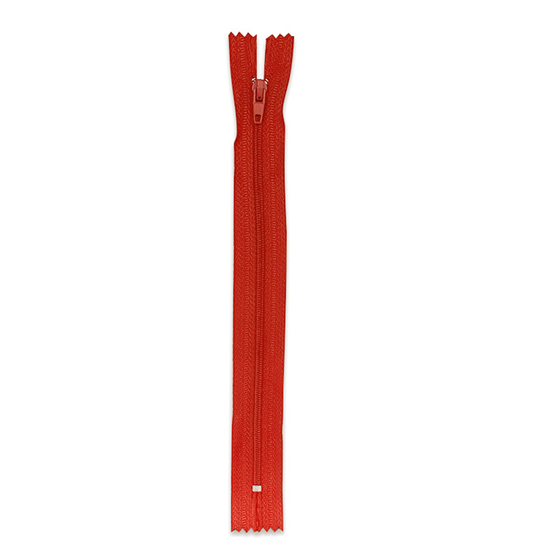 Cerniera Fissa Nylon con Grana Piccola Bianco 20 cm | Panini Tessuti